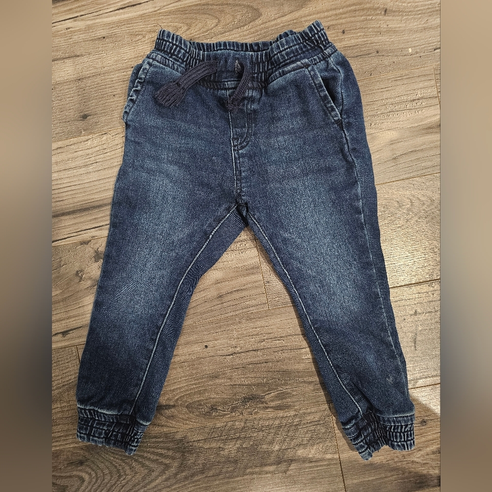Toddler Kids 3t Joe's Jeans Blue Denim Elastic Drawstring Waist Joggers Pockets